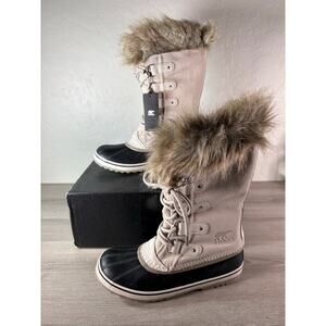 Sorel Joan of Arc Waterproof Fawn- Taupe Women's Snow/ Winter Boots Size 9 EU 40